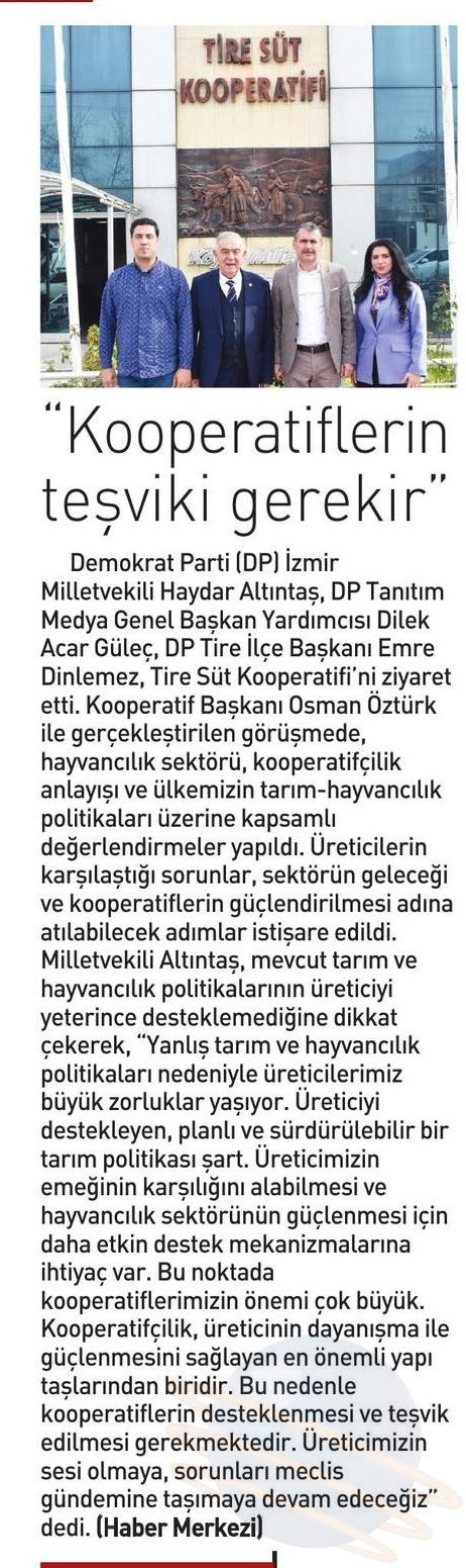 Gazete Haberi