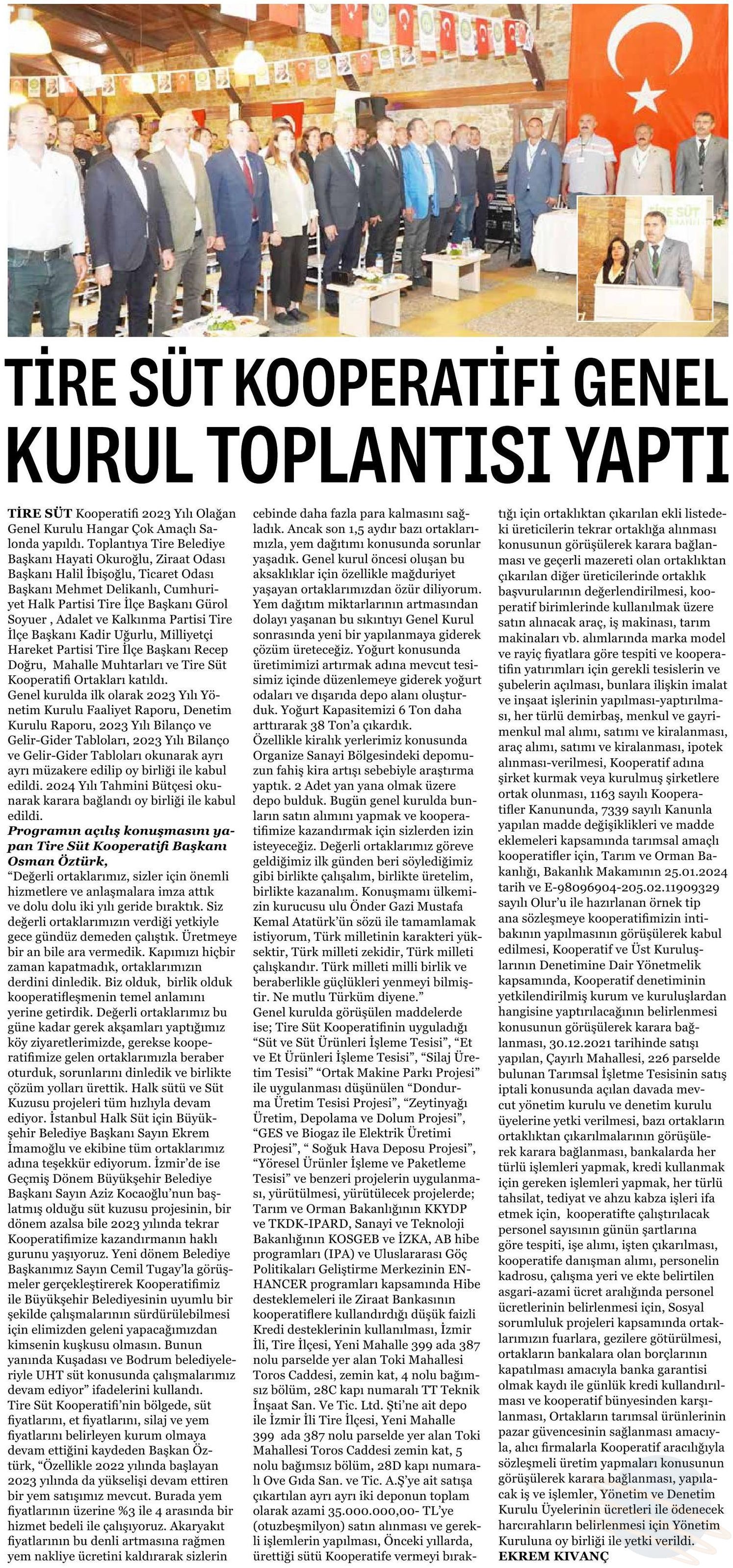 Gazete Haberi