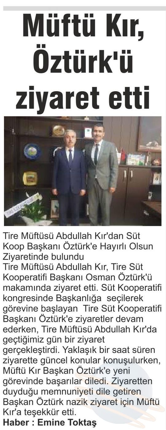 Gazete Haberi